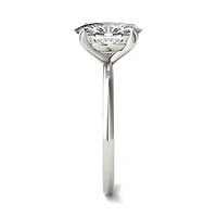 Charles & Colvard ct. tw. Lab Created Moissanite Oval Solitaire Ring 14K White Gold