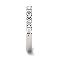 Charles & Colvard 3/4 ct. tw. Lab Created Moissanite Round Classic Band 14K White Gold