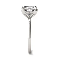 Charles & Colvard ct. tw. Lab Created Moissanite Cushion Solitaire Ring 14K White Gold