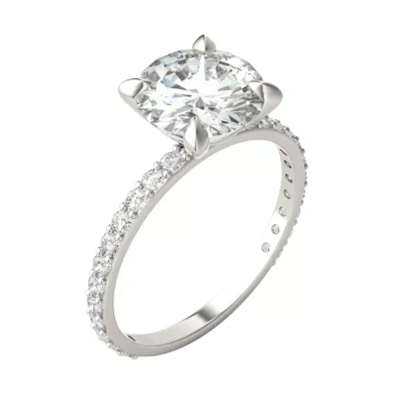 Charles & Colvard 2.62 ct. tw. Lab Created Moissanite Round Engagement Ring 14K White Gold