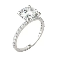 Charles & Colvard 2.62 ct. tw. Lab Created Moissanite Round Engagement Ring 14K White Gold