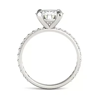 Charles & Colvard 2.62 ct. tw. Lab Created Moissanite Round Engagement Ring 14K White Gold