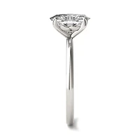 Charles & Colvard ct. tw. Lab Created Moissanite Oval Solitaire Ring 14K White Gold