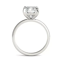 Charles & Colvard 3.9 ct. tw. Lab Created Moissanite Radiant Solitaire Ring 14K White Gold