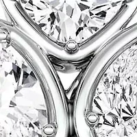 1.66 ct. tw. Lab Created Moissanite Cushion Geometric Statement Ring Sterling Silver