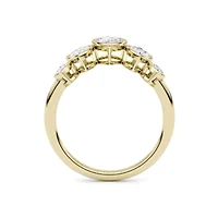 1.46 ct. tw. Lab Created Moissanite Marquise Cocktail Statement Ring Sterling Silver 14K Vermil
