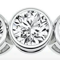 0.75 ct. tw. Lab Created Moissanite Round Cocktail Band Sterling Silver