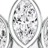 1.46 ct. tw. Lab Created Moissanite Marquise Cocktail Statement Ring Sterling Silver