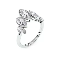 1.46 ct. tw. Lab Created Moissanite Marquise Cocktail Statement Ring Sterling Silver