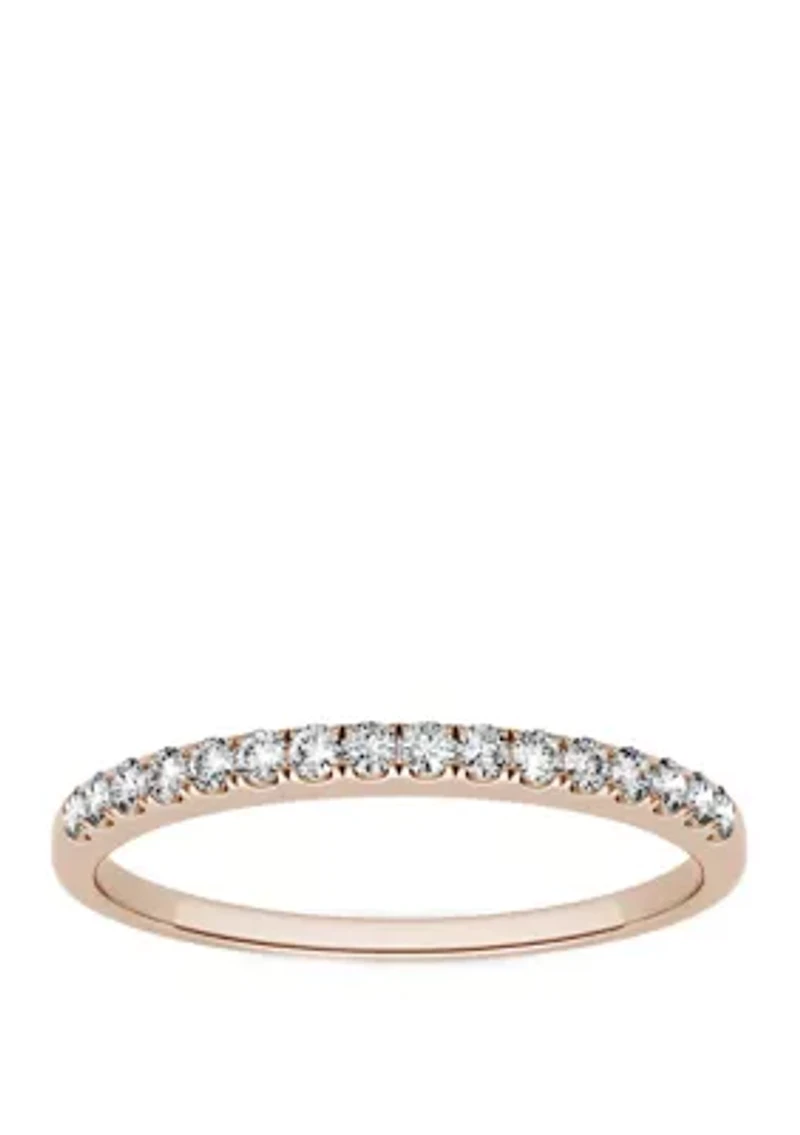 Moissanite Anniversary Band