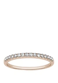 Moissanite Anniversary Band