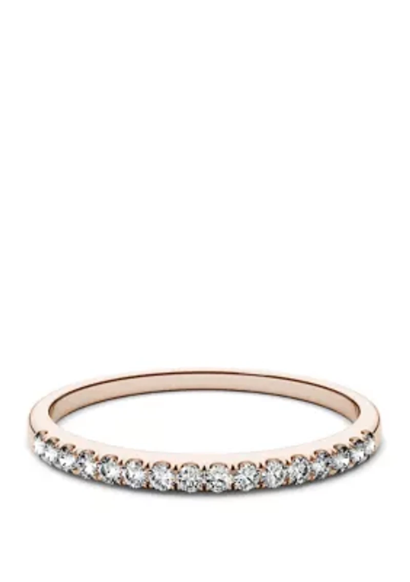 Moissanite Anniversary Band