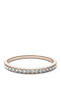 Moissanite Anniversary Band