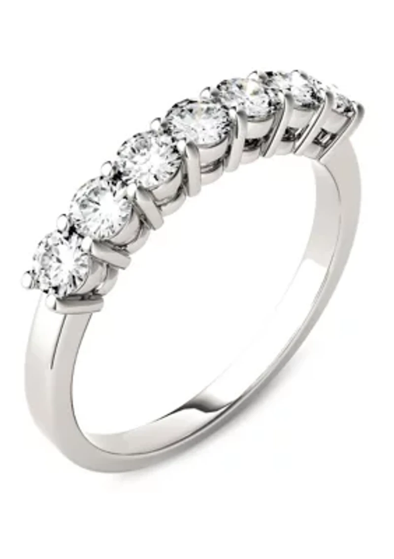 Moissanite Seven Stone Band