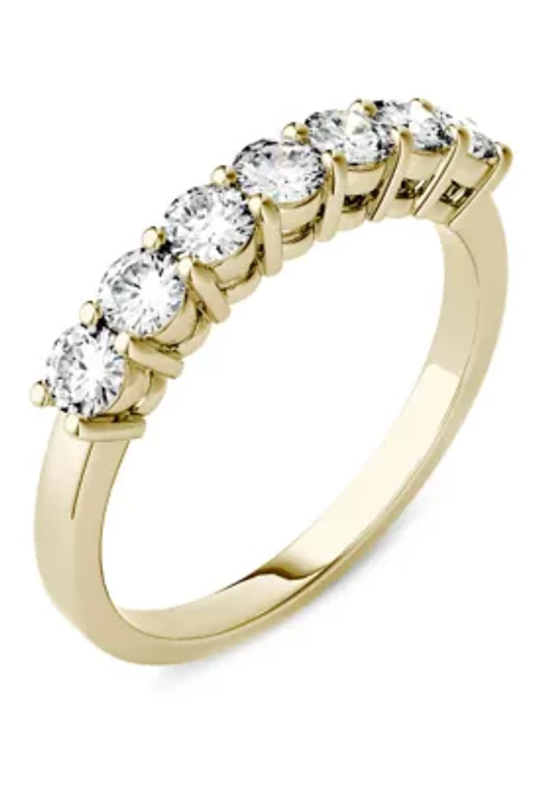 Moissanite Seven Stone Band