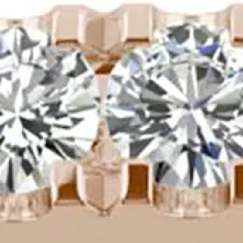 Moissanite Anniversary Band