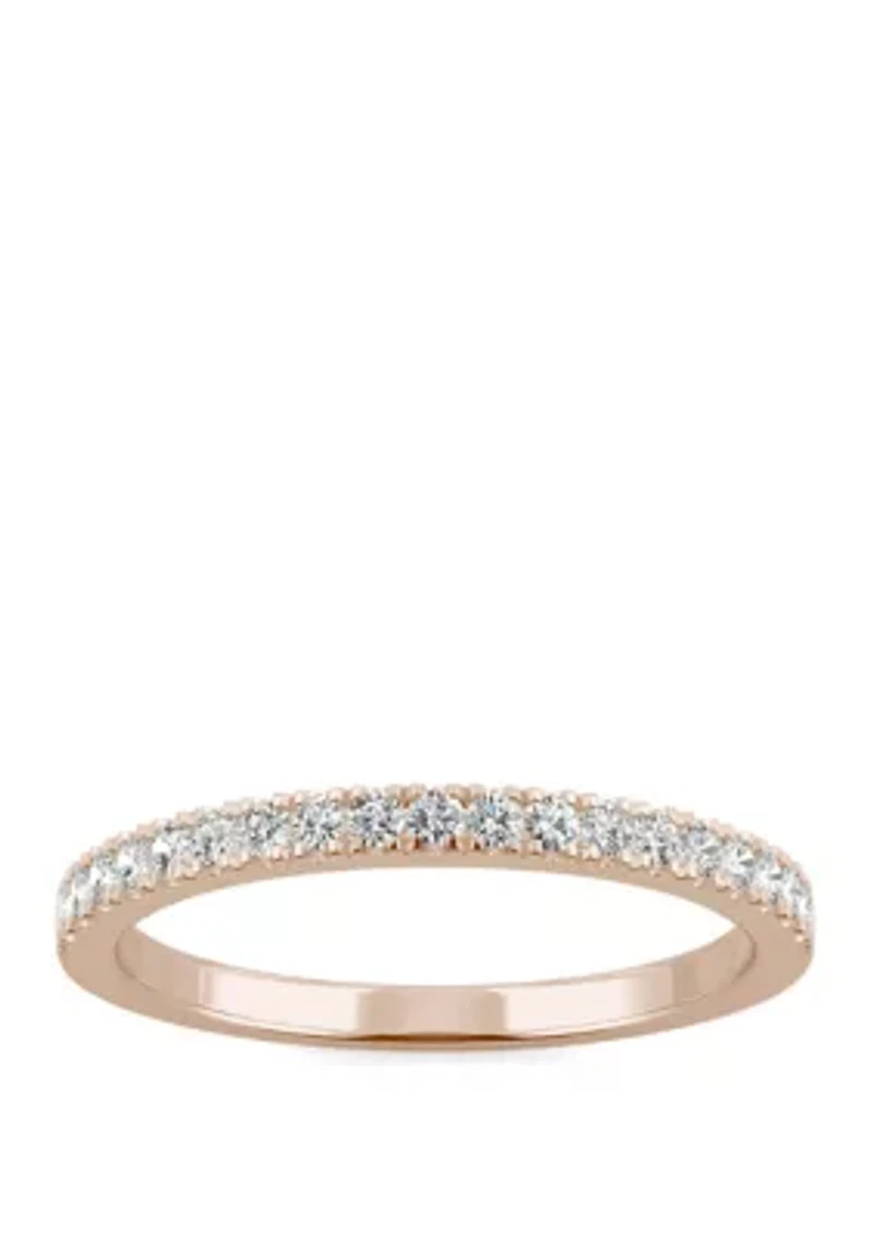 Moissanite Anniversary Band