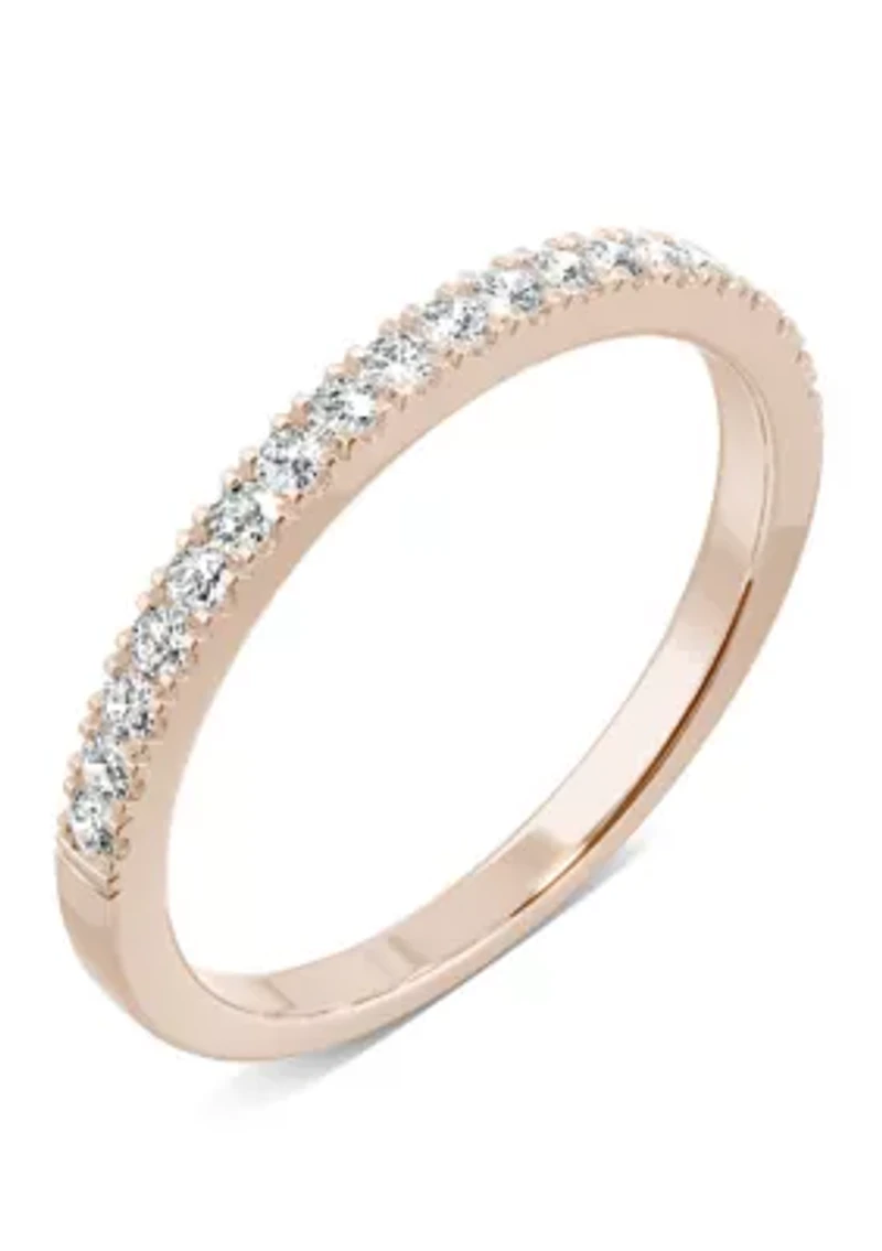 Moissanite Anniversary Band