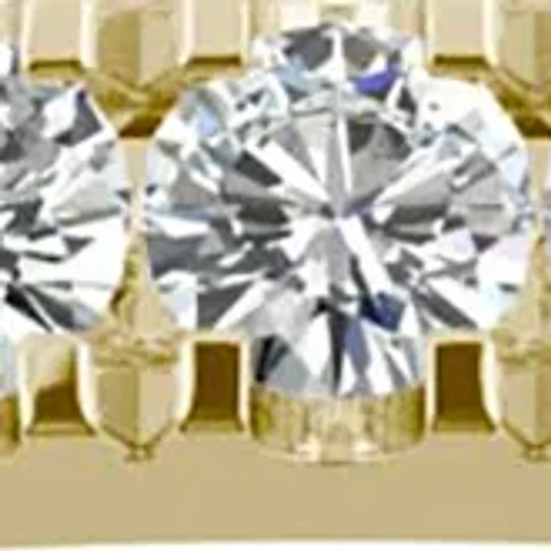 Lab Created Moissanite Anniversary Band