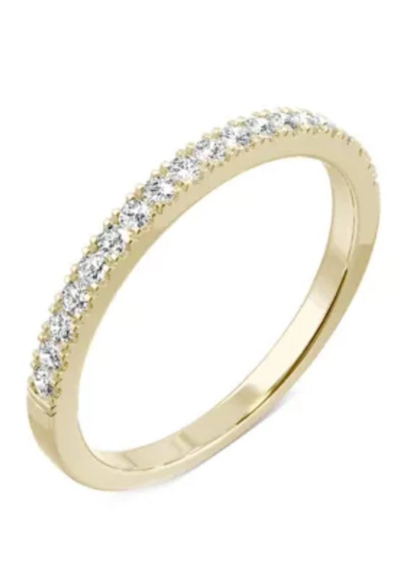 Lab Created Moissanite Anniversary Band