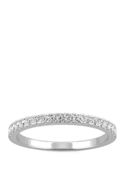 Moissanite Anniversary Band