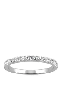 Moissanite Anniversary Band
