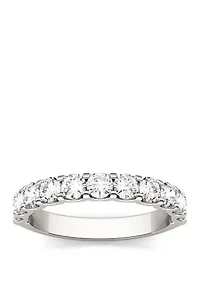 Moissanite Anniversary Band