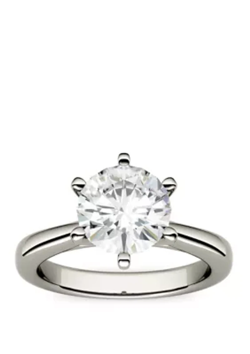 1.9 ct. t.w. Lab Created Moissanite Solitaire Ring 14K White Gold