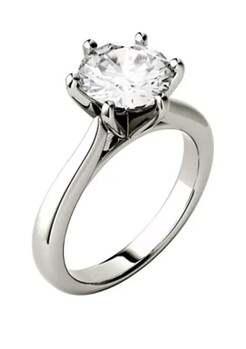 1.9 ct. t.w. Lab Created Moissanite Solitaire Ring 14K White Gold