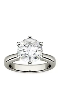 3.1 ct. t.w. Lab Created Moissanite Solitaire Ring 14K White Gold