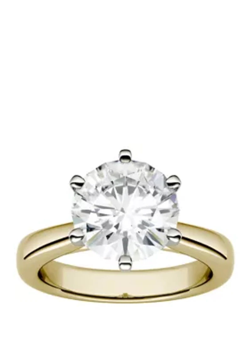 Moissanite Solitaire Ring