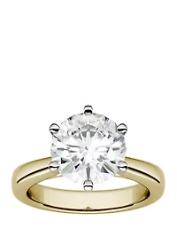 Moissanite Solitaire Ring