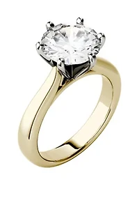 Moissanite Solitaire Ring