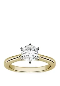 1/2 ct. t.w. Lab Created Moissanite Engagement Ring 14K White Gold