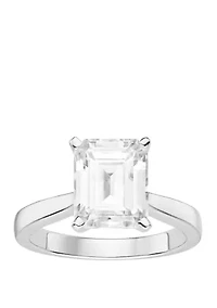 3.55 ct. t.w. Lab Created Moissanite Solitaire Ring 14K White Gold