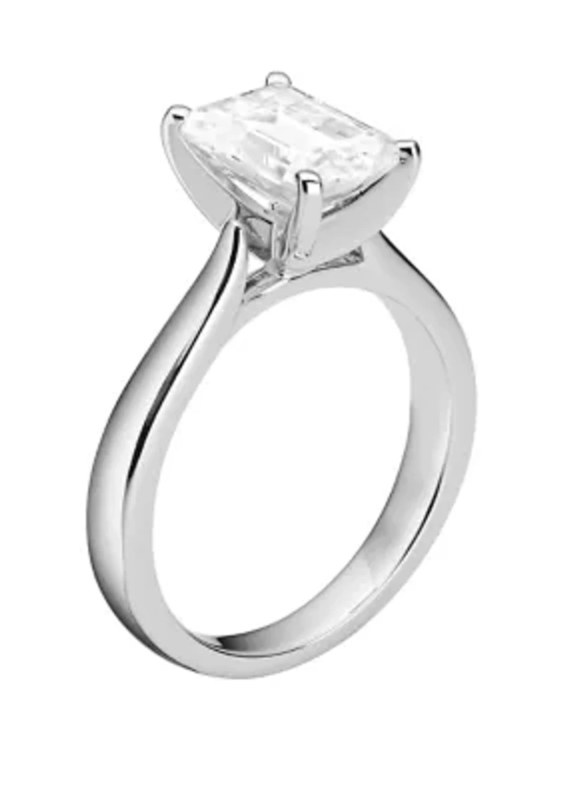 2.52 ct. t.w. Lab Created Moissanite Solitaire Ring 14K White Gold
