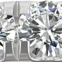 1/3 ct. t.w. Lab Created Moissanite Anniversary Band 14K Gold