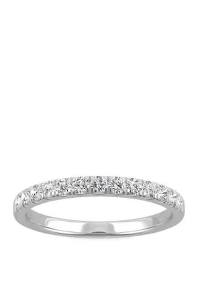1/3 ct. t.w. Lab Created Moissanite Anniversary Band 14K Gold