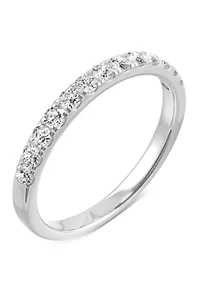 1/3 ct. t.w. Lab Created Moissanite Anniversary Band 14K Gold