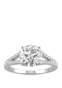 2.3 ct. t.w. Lab Created Moissanite Engagement Ring 14K White Gold