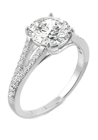 2.3 ct. t.w. Lab Created Moissanite Engagement Ring 14K White Gold