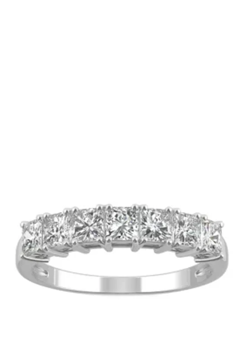 Lab Created Moissanite Anniversary Band
