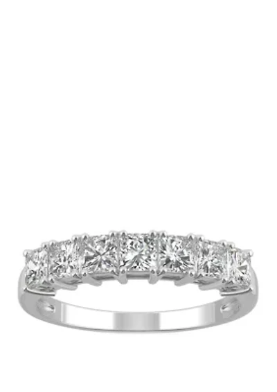 Lab Created Moissanite Anniversary Band
