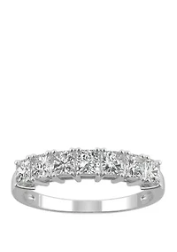 Lab Created Moissanite Anniversary Band