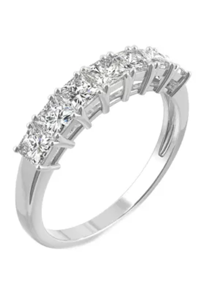Lab Created Moissanite Anniversary Band