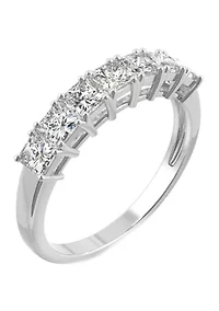 Lab Created Moissanite Anniversary Band