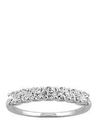 Lab Created Moissanite Anniversary Band