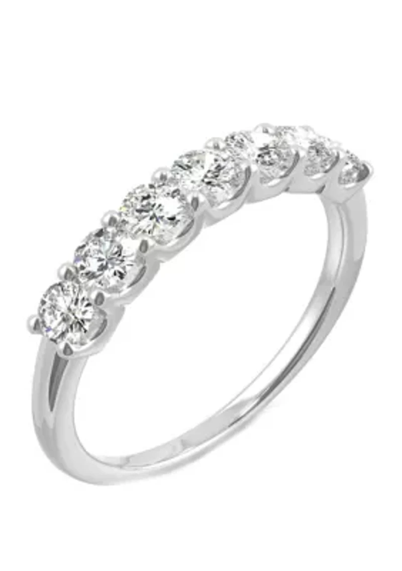 Lab Created Moissanite Anniversary Band