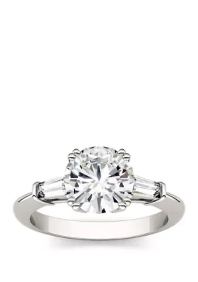 2.27 ct. t.w. Lab Created Moissanite Engagement Ring 14K White Gold