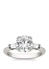 2.27 ct. t.w. Lab Created Moissanite Engagement Ring 14K White Gold